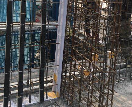 吐鲁番竖向PVC拉缝板施工